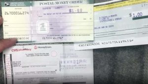 Plano corto de Money Orders