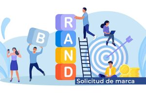 Personas registrando una marca